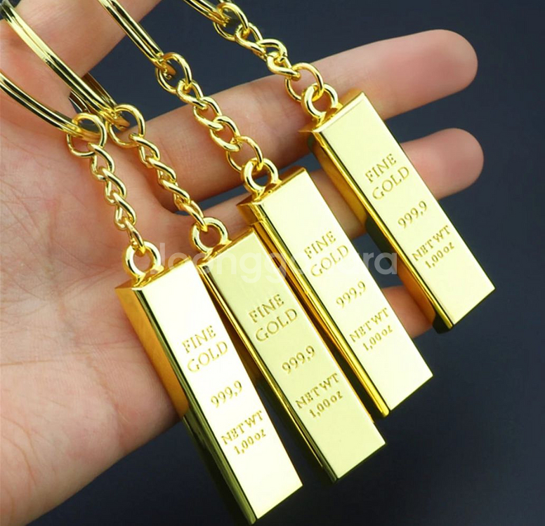 팬던트 열쇠고리 금도금 4개--6