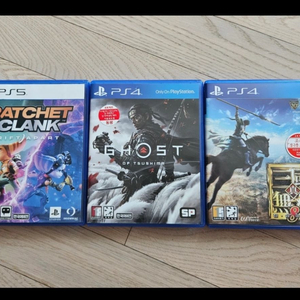 PS5 라쳇엔크랭크, PS4 고스트오브쓰시마, 진삼8