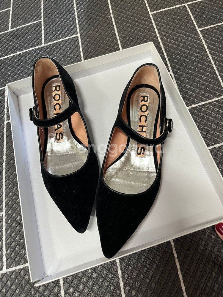 (37/240)로샤스 Rochas 메이제인 플랫 슈즈--0