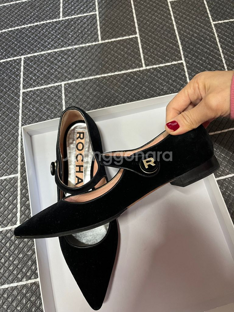 (37/240)로샤스 Rochas 메이제인 플랫 슈즈--1