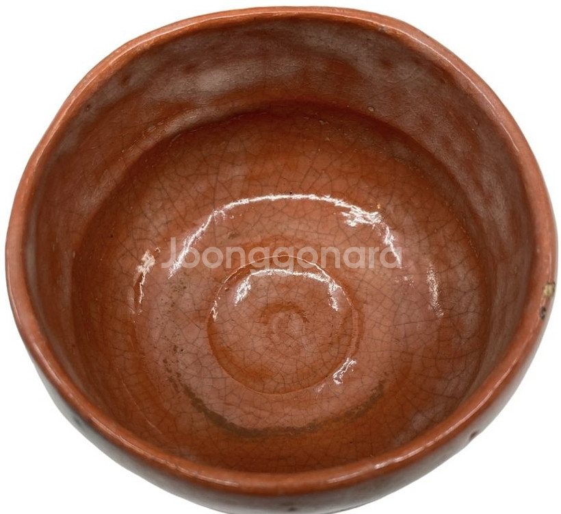 야키 라쿠 말차 다완--2