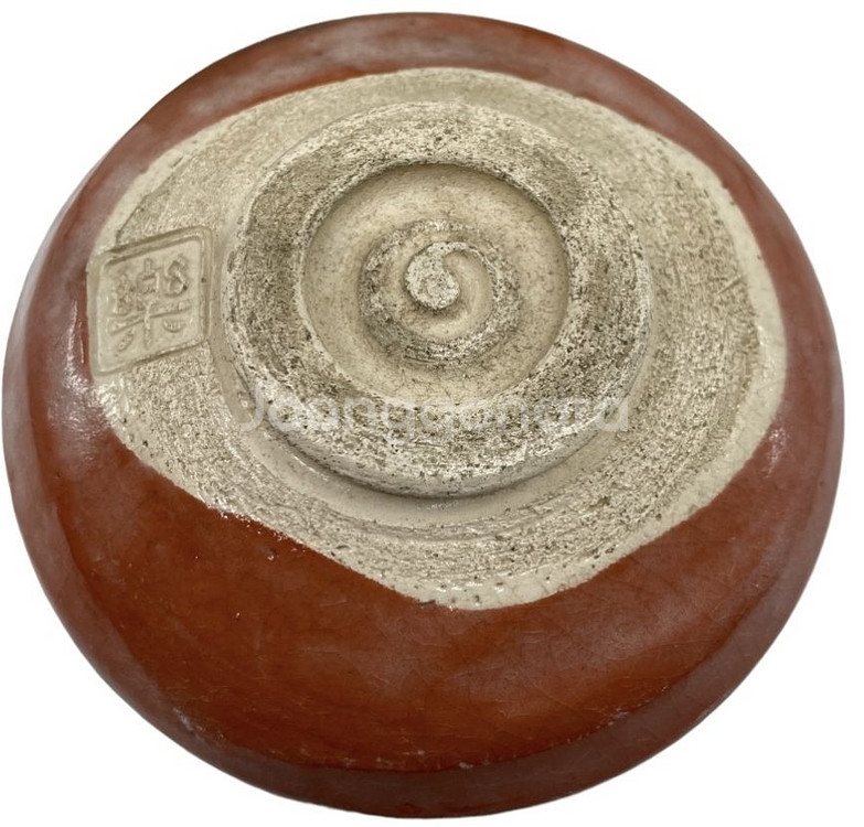 야키 라쿠 말차 다완--3