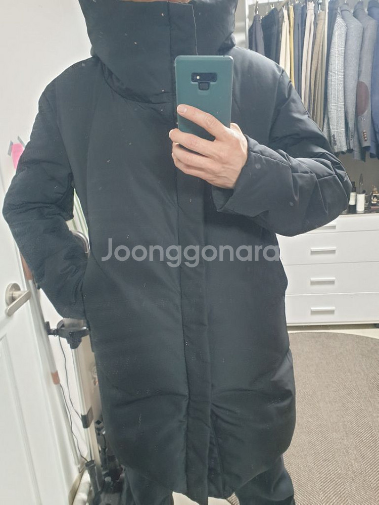 솔리드옴므 후드 패딩코트--2
