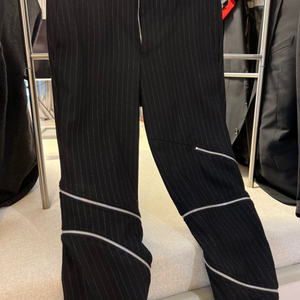 꼼데가르송 지퍼 포인트 블랙 팬츠