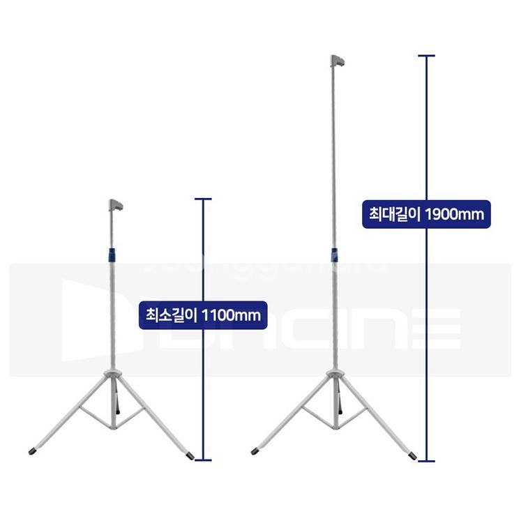 윤씨네 족자 빔스크린(80인치)&삼각대 세트--2