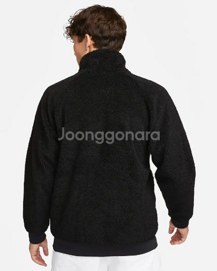M(정품) 나이키 풀집 리버서블 셰르파 재킷--2