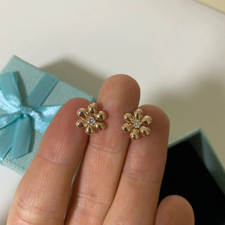 14k 꽃귀걸이 이미지