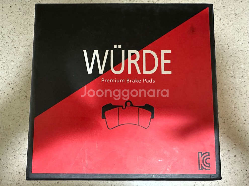 자동차 wurde 뒷 브레이크패드 (새제품) 판매합니다--1