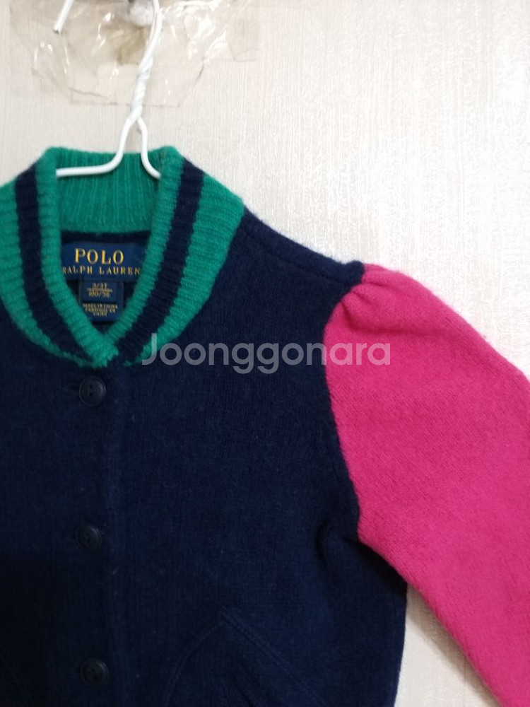 여아동 폴로랄프로렌 울가디건 (3T)--2