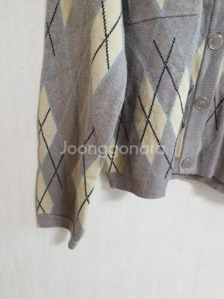여성 칼라거펠트 가디건 (새상품.스판박시95-100)--2