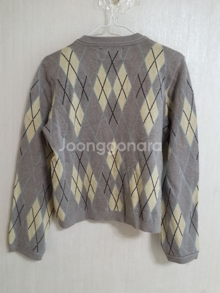 여성 칼라거펠트 가디건 (새상품.스판박시95-100)--5