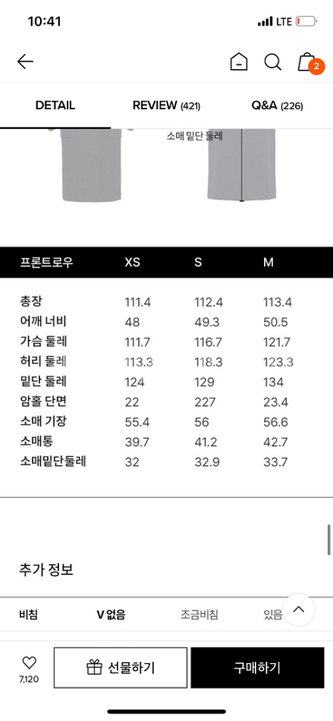 프론트로우 핸드메이드 더플코트 네이비 S사이즈--2