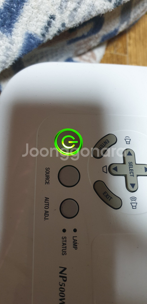 NEC NP 500ws 빔프로젝트--3