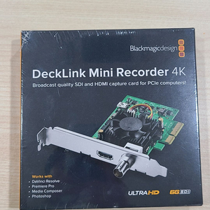 캡처카드 덱링크(decklink) 미니 레코더 4K