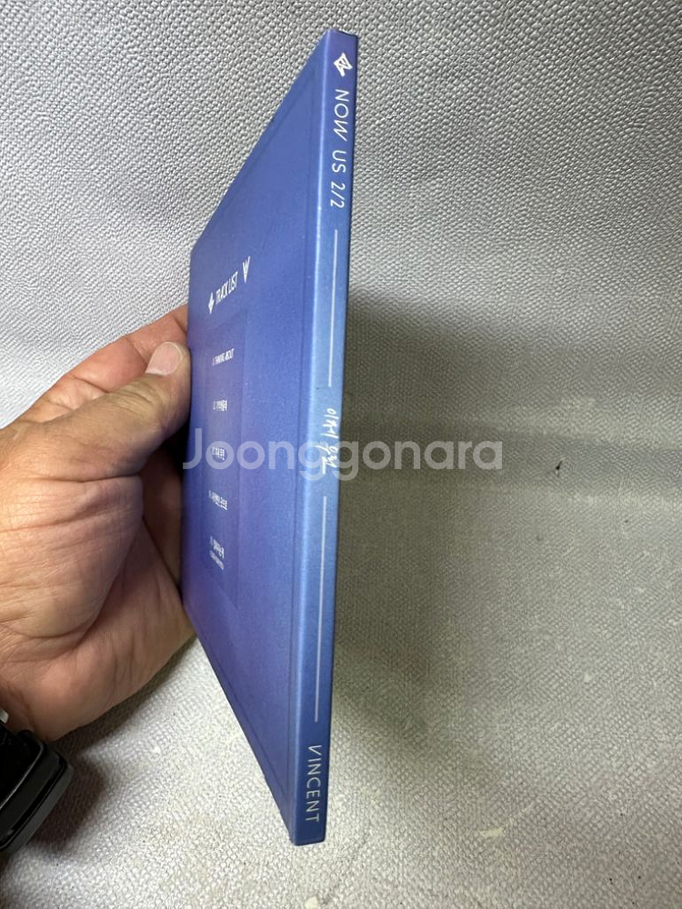 CD 빈센트 싸인앨범 이제 우린 NOW US 2/2--2