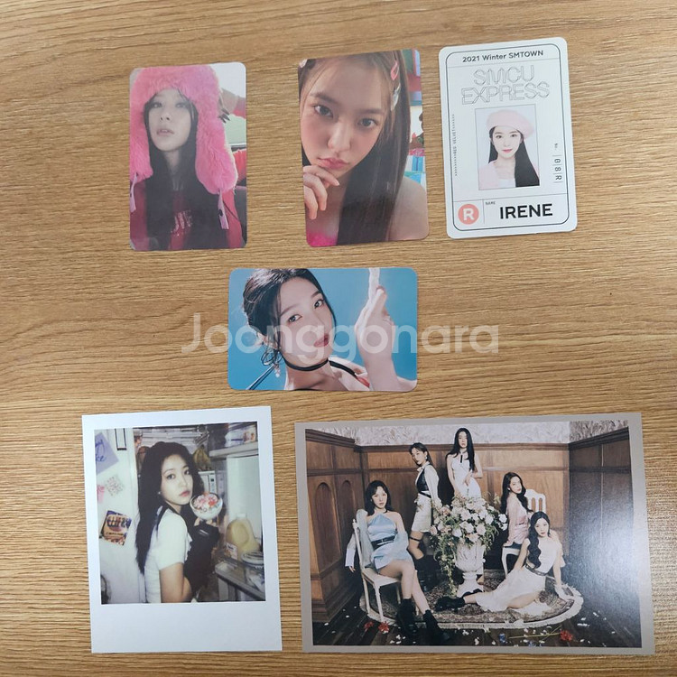 레드벨벳 포카 구성품--1