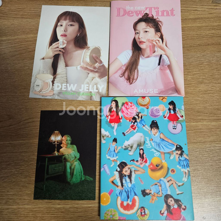 레드벨벳 포카 구성품--3