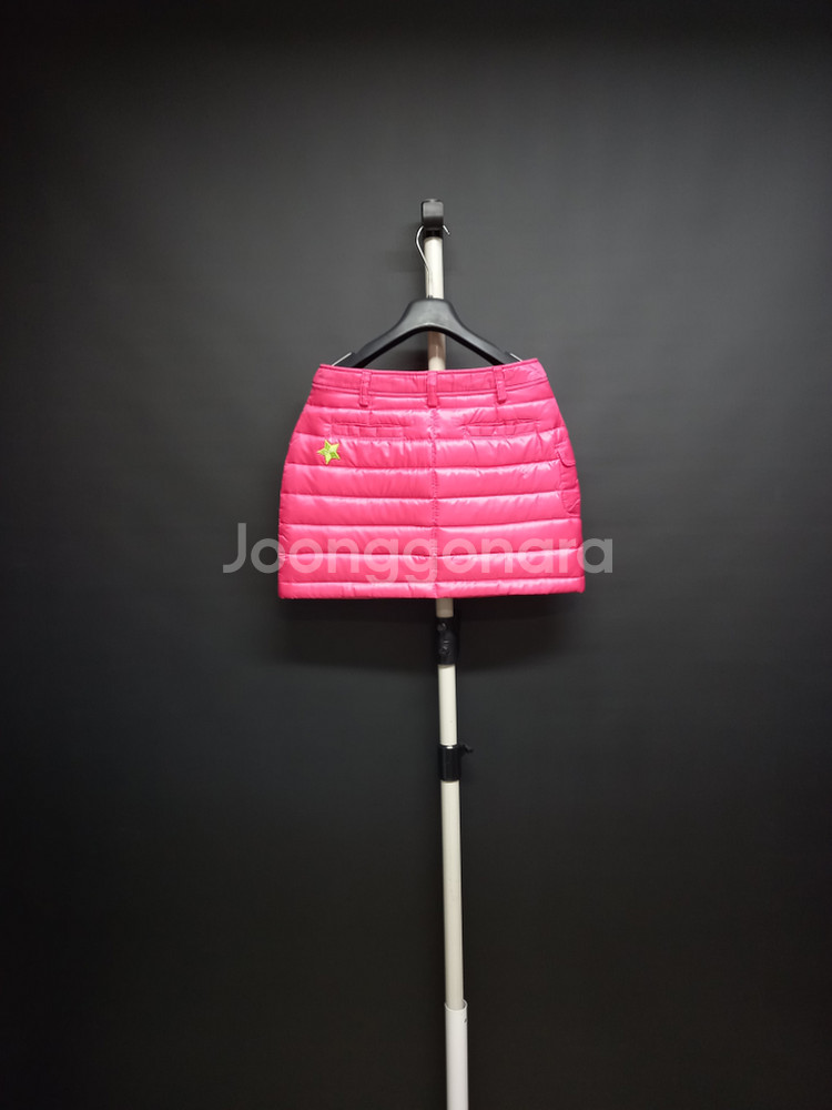 르꼬끄골프 핑크 패딩 스커트 69 27.28--1