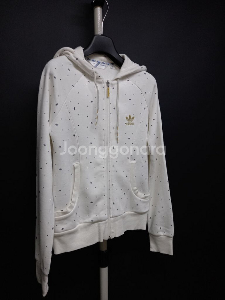 아디다스 여성 기모 후드 집업 가디건 55.44--3