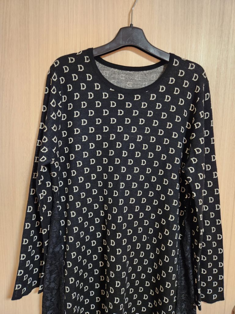 여자 라운드 롱니트원피스 롱치마 이미지