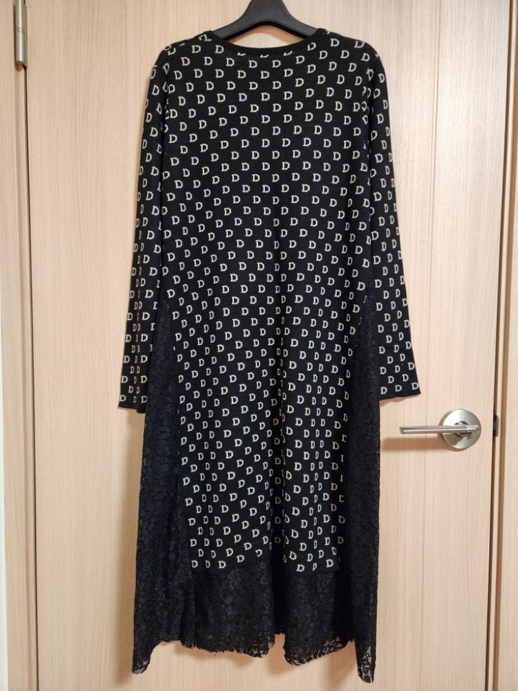 여자 라운드 롱니트원피스 롱치마 이미지