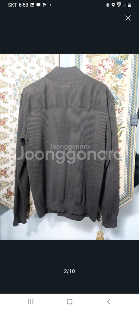 95 빈폴 터틀넥 니트 집업 자켓 상태A--1