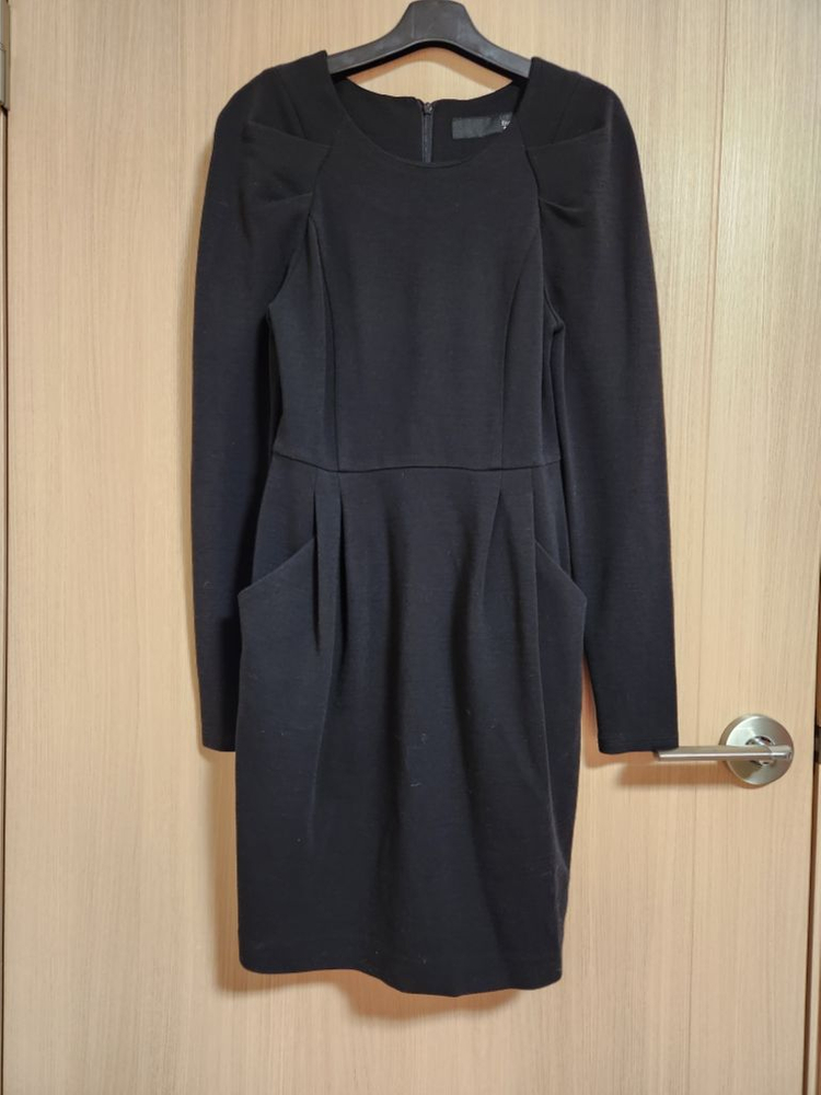 ENC 여자 모직원피스 정장원피스 S--1