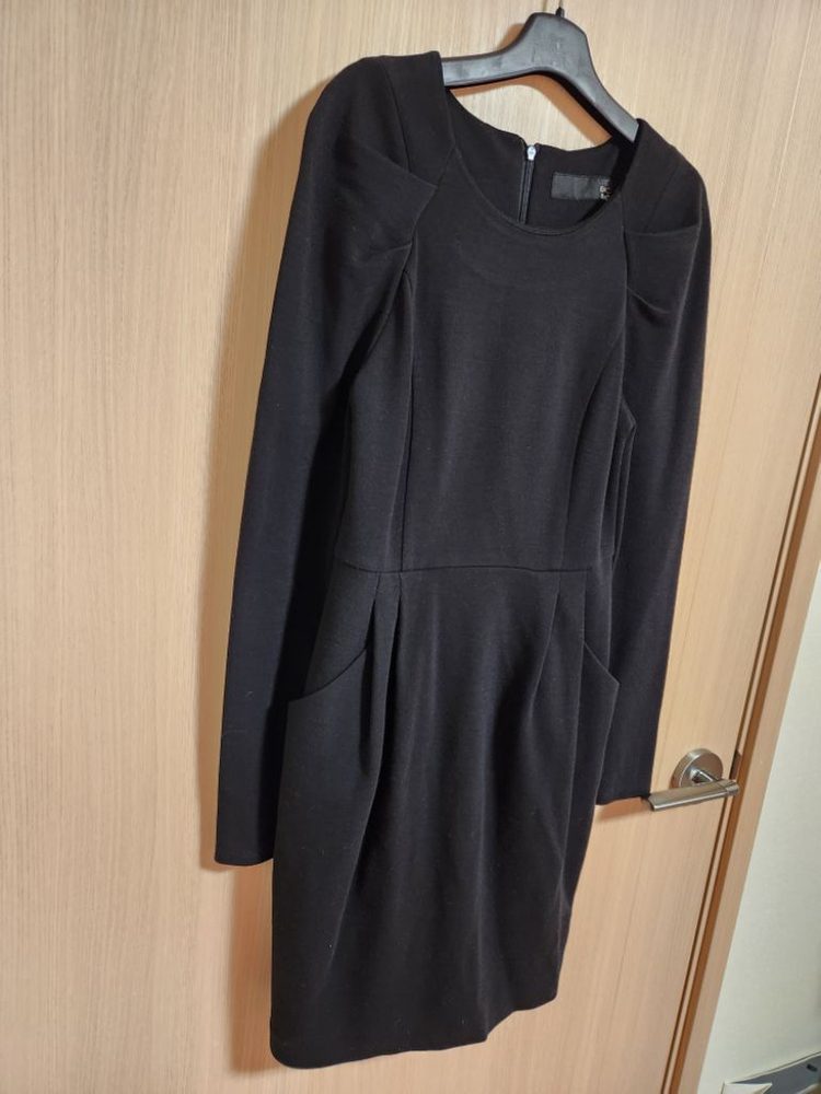 ENC 여자 모직원피스 정장원피스 S--2