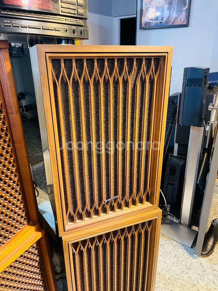 앤틱 격자그릴 캔우드 Kenwood KL 777스피커--2
