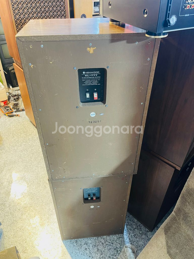 앤틱 격자그릴 캔우드 Kenwood KL 777스피커--4