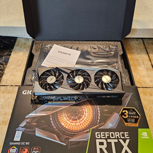 그래픽카드 3060TI 8GB 기가바이트