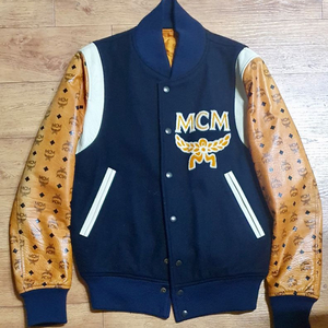 GD착용) mcm 남여공용 가죽 자켓점퍼/야구잠바/리얼
