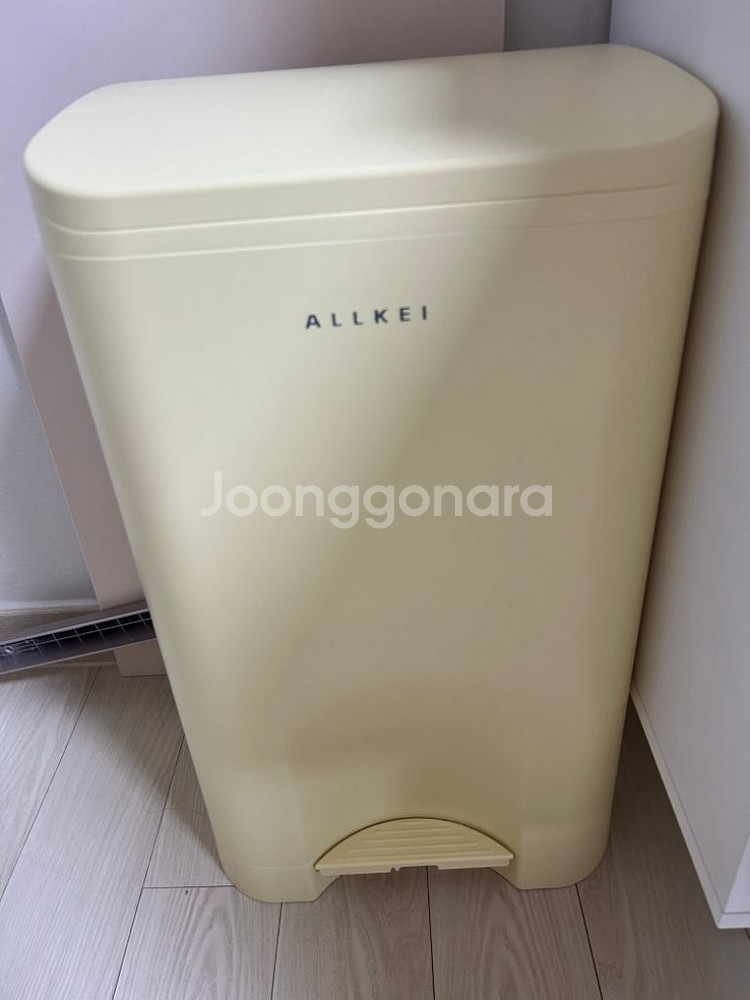 센스큐 페달 휴지통 쓰레기통 29ml 노랑 + 그레이--5