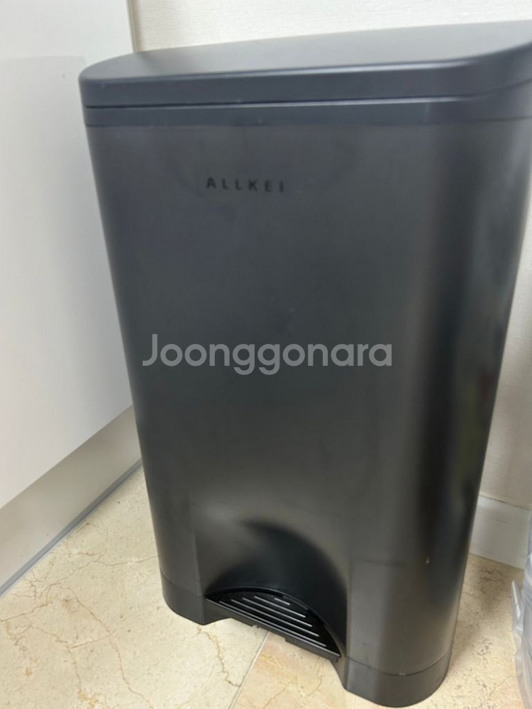 센스큐 페달 휴지통 쓰레기통 29ml 노랑 + 그레이--4