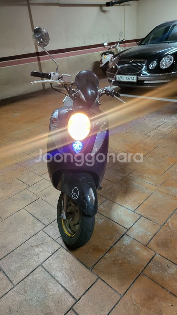 검정색 미오 100cc 스쿠터 판매--2
