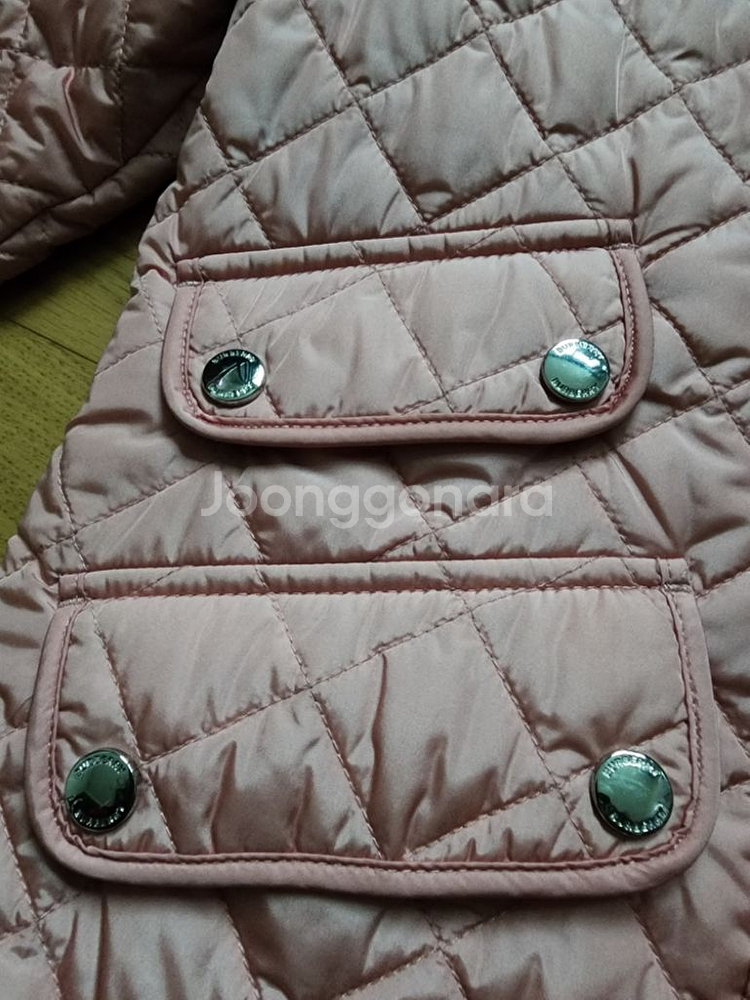 버버리키즈 퀼팅 자켓--4