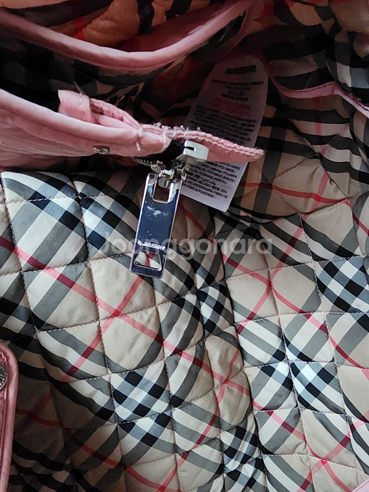 버버리키즈 퀼팅 자켓--5
