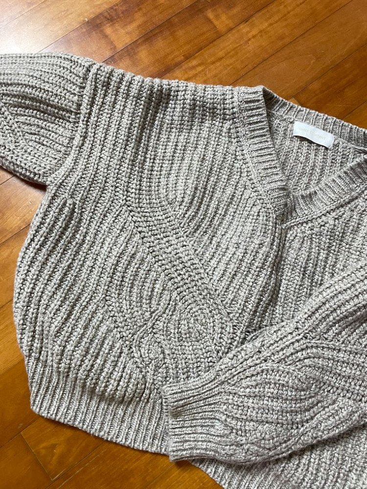 유메르 케이블 벌키 니트--5