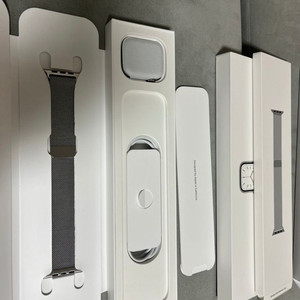 애플워치7 45mm 스테인리스 실버