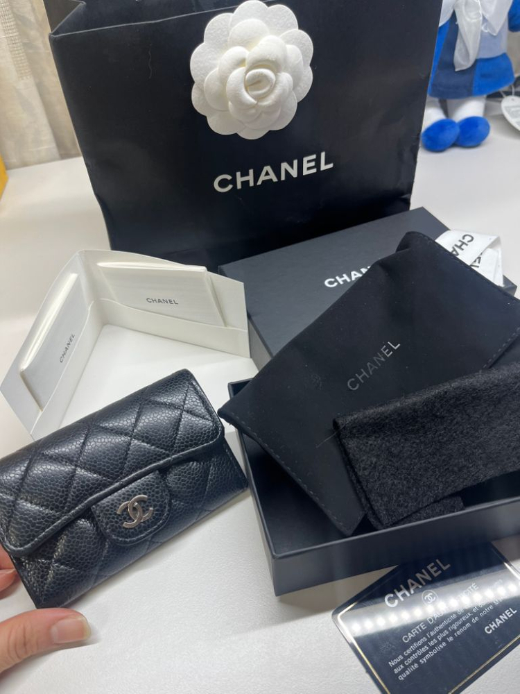 샤넬지갑 은장--0