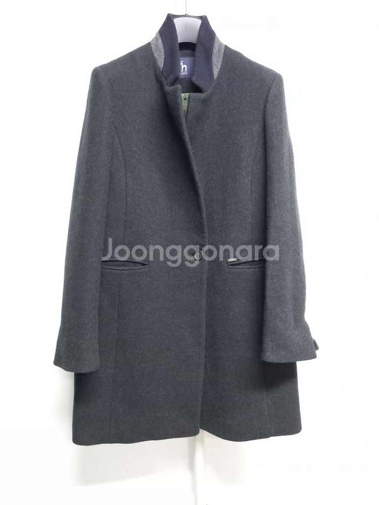 헤지스 모.양모 롱 자켓 코트 55--2