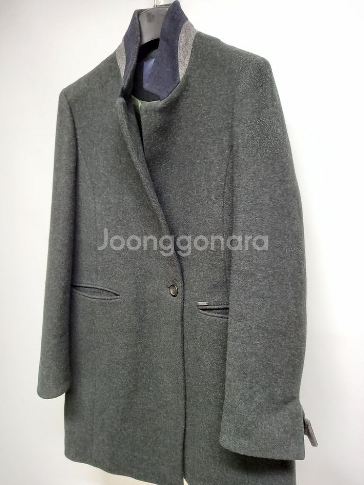 헤지스 모.양모 롱 자켓 코트 55--3