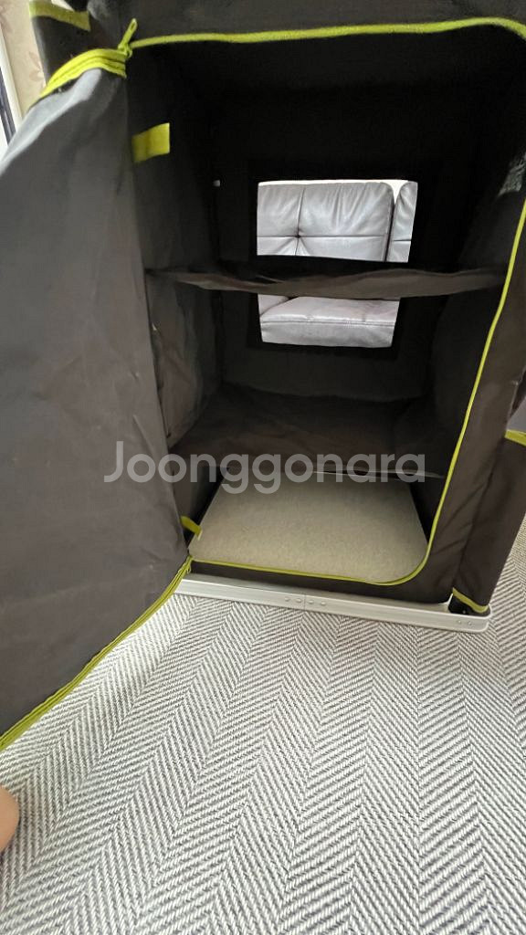 캠프365 3단 폴더블 쉘프 접이식 캠핑 캐비넷 수납장--7