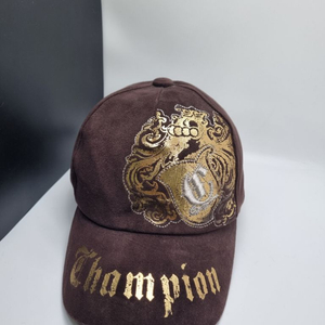 챔피온 브라운 벨벳 볼캡 모자