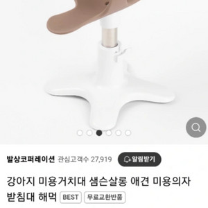 강아지 미용의자 개봉 새상품