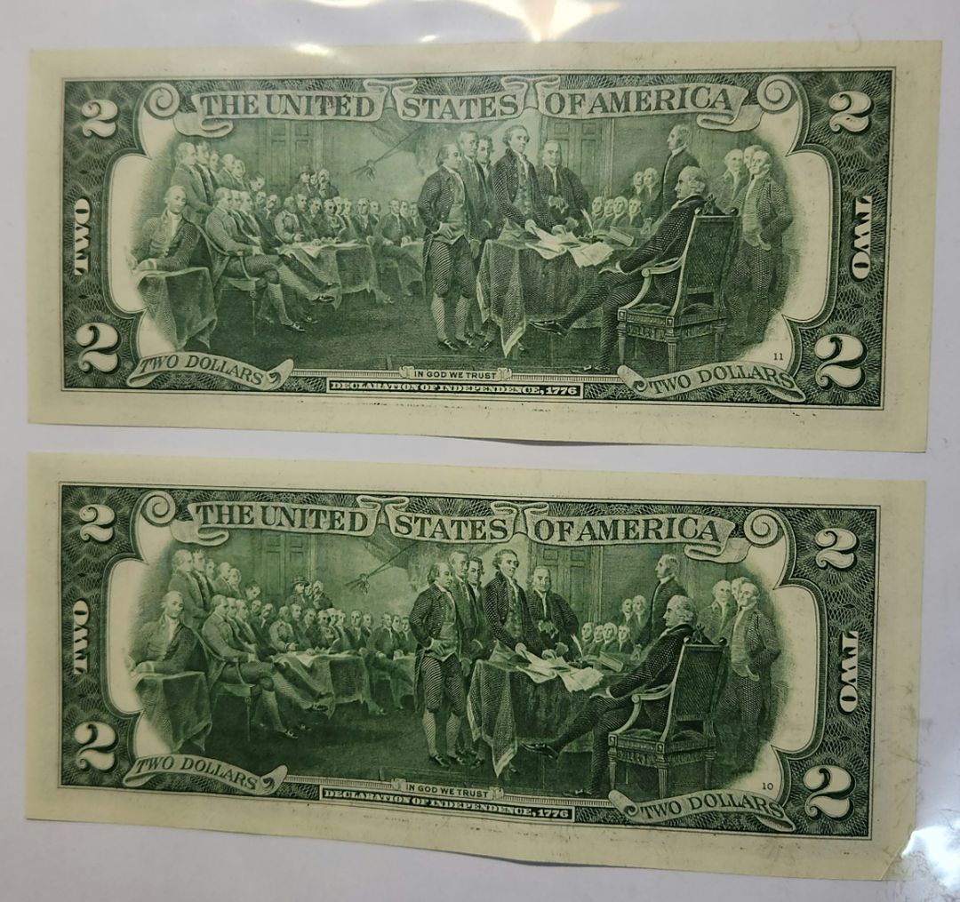 행운의 2달러 지폐 연속번호 3종류 외 미국화폐 | 중고나라 - 안심되는 중고거래