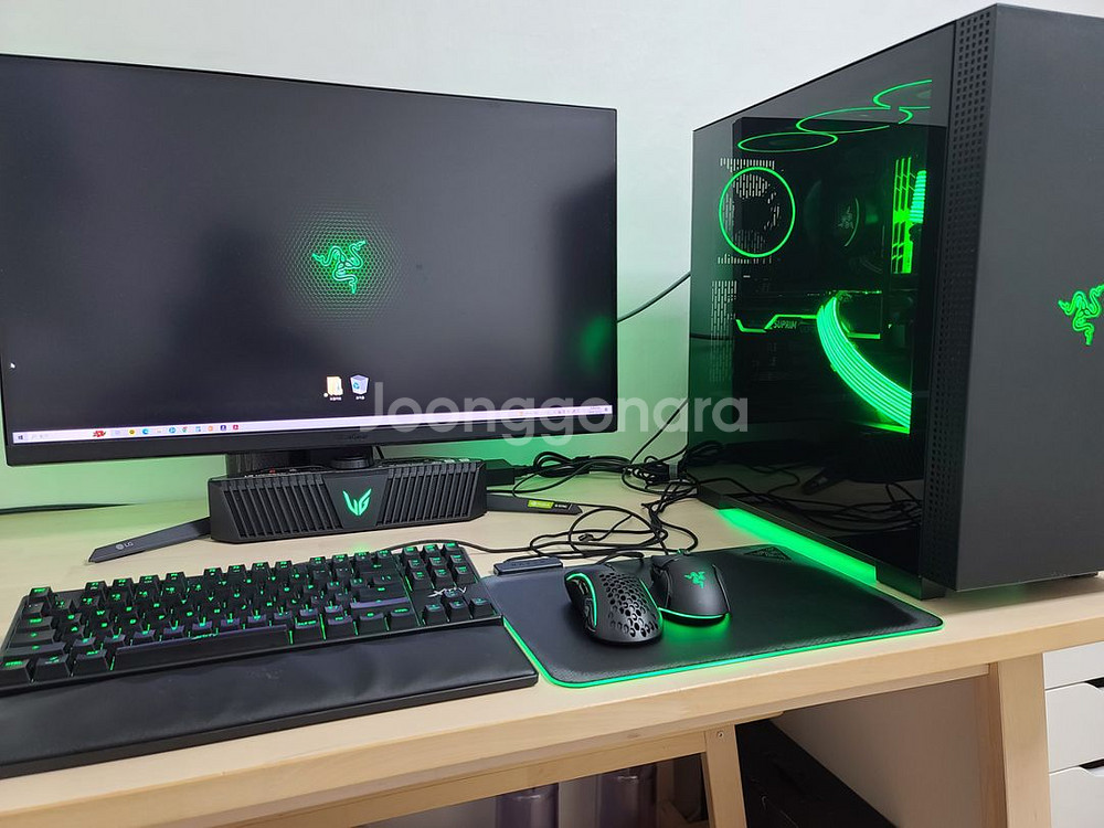 레이저 감성 초고사양 PC 컴퓨터 풀세트 엘지울트라기어--2