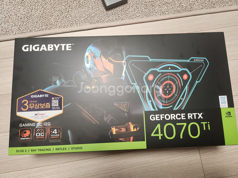 기가바이트 4070ti 겜오씨 팝니다.--0