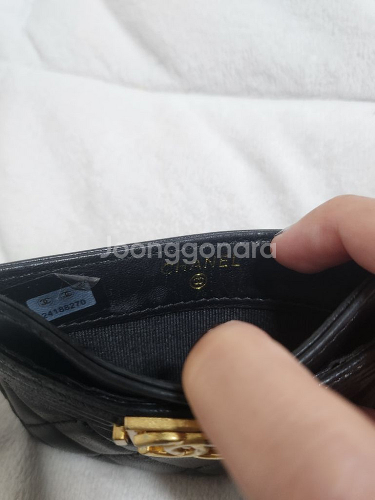 샤넬 보이 카드지갑--3