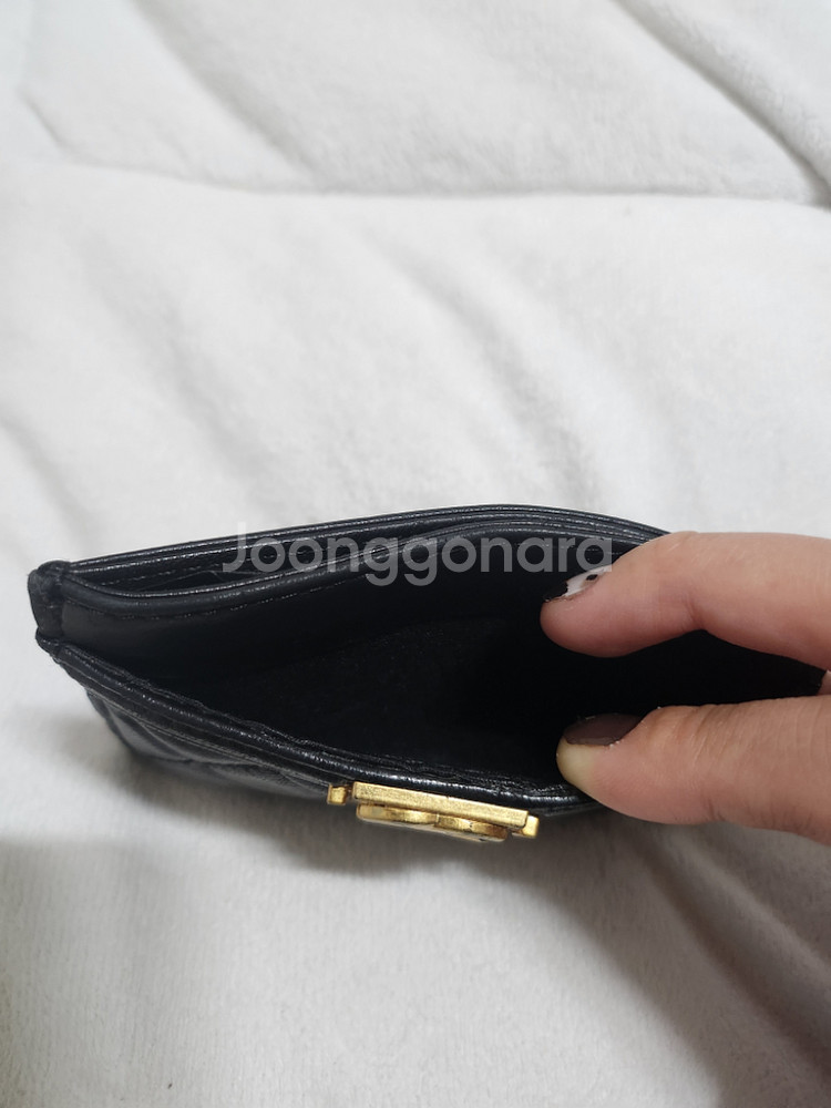 샤넬 보이 카드지갑--2